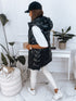 Winter Damen Weste mit Kapuze – Steppweste für Alltag & Streetwear